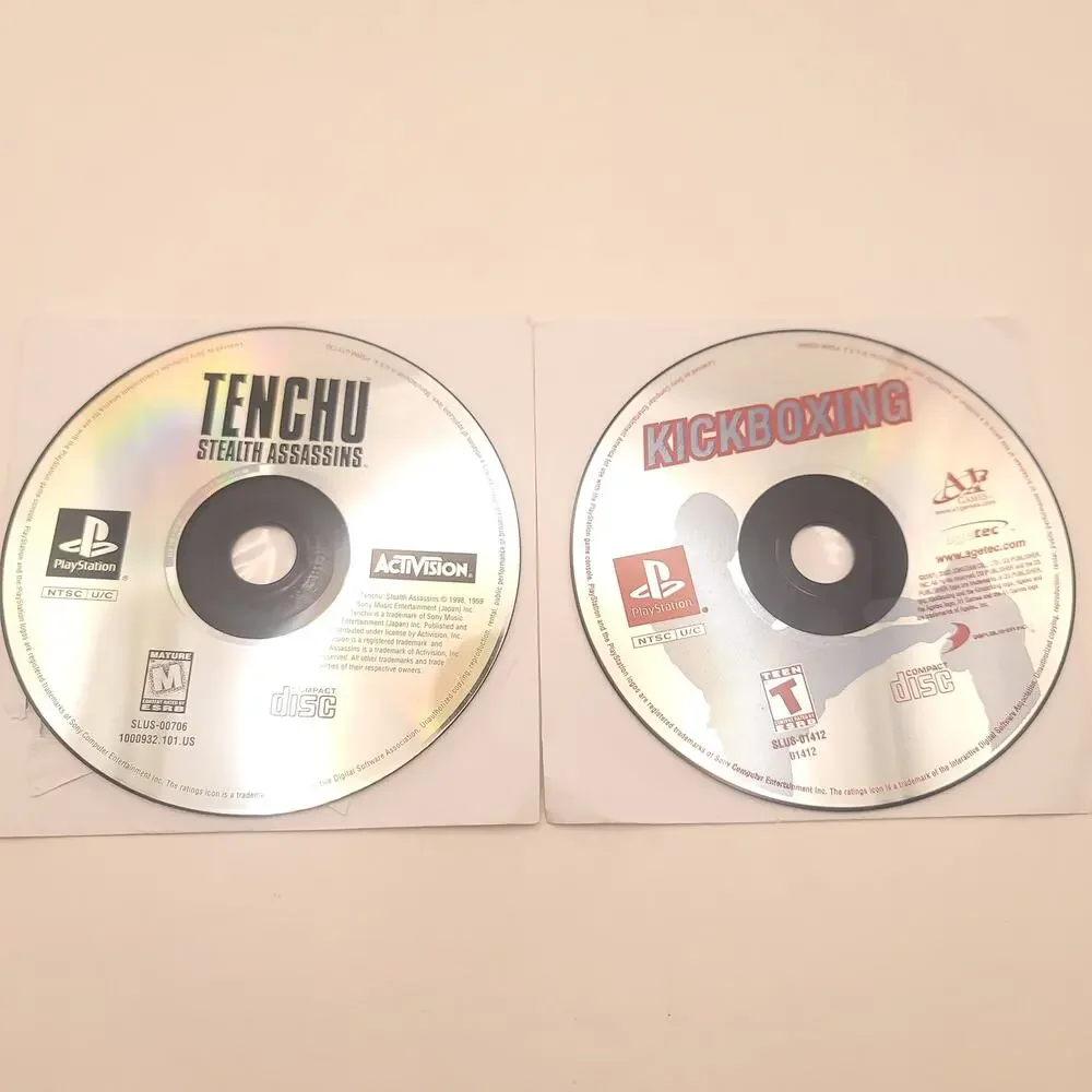 Playstation Lot of 10 Games Power Rangers 007 Tenchu Madden Rayman Mega Man X